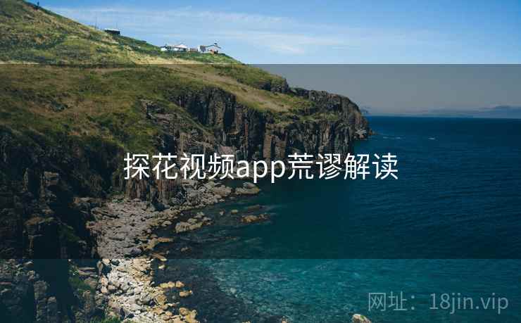 探花视频app荒谬解读  第2张 探花视频app荒谬解读  第2张