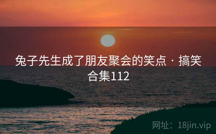 兔子先生成了朋友聚会的笑点 · 搞笑合集112  第2张 兔子先生成了朋友聚会的笑点 · 搞笑合集112  第2张