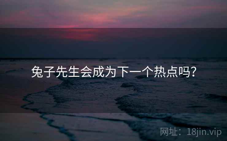 兔子先生会成为下一个热点吗?  第1张 兔子先生会成为下一个热点吗?  第1张