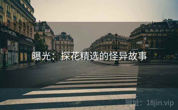 曝光:探花精选的怪异故事