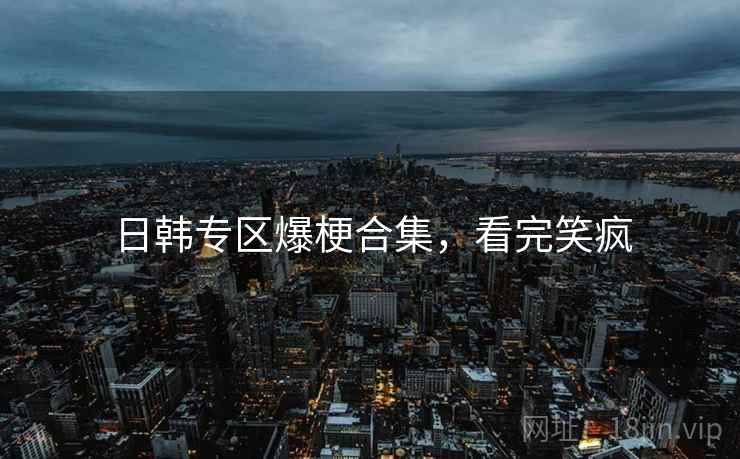 日韩专区爆梗合集,看完笑疯