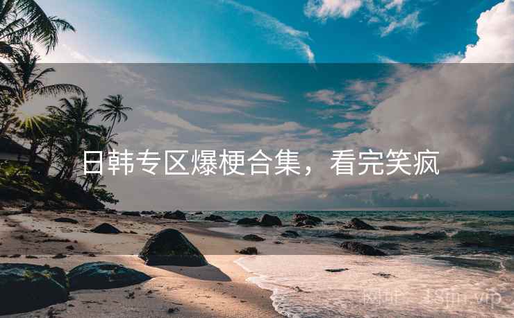 日韩专区爆梗合集,看完笑疯