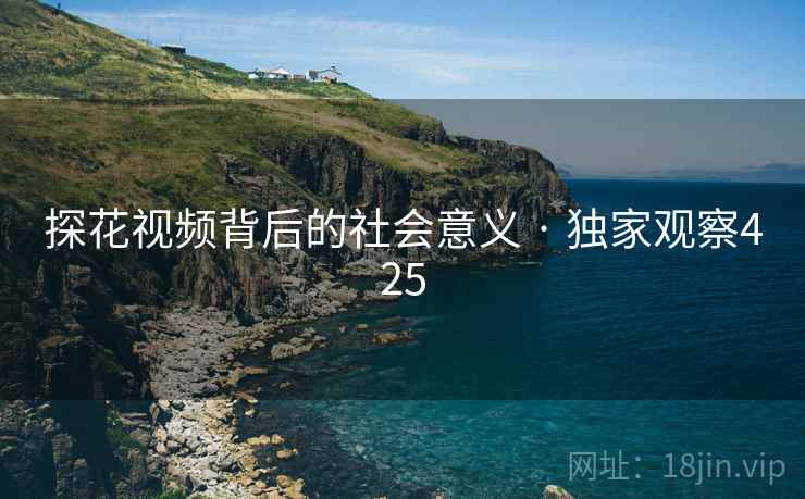 探花视频背后的社会意义 · 独家观察425